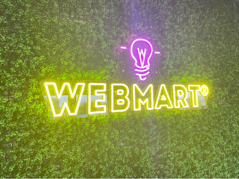 Webmart sign
