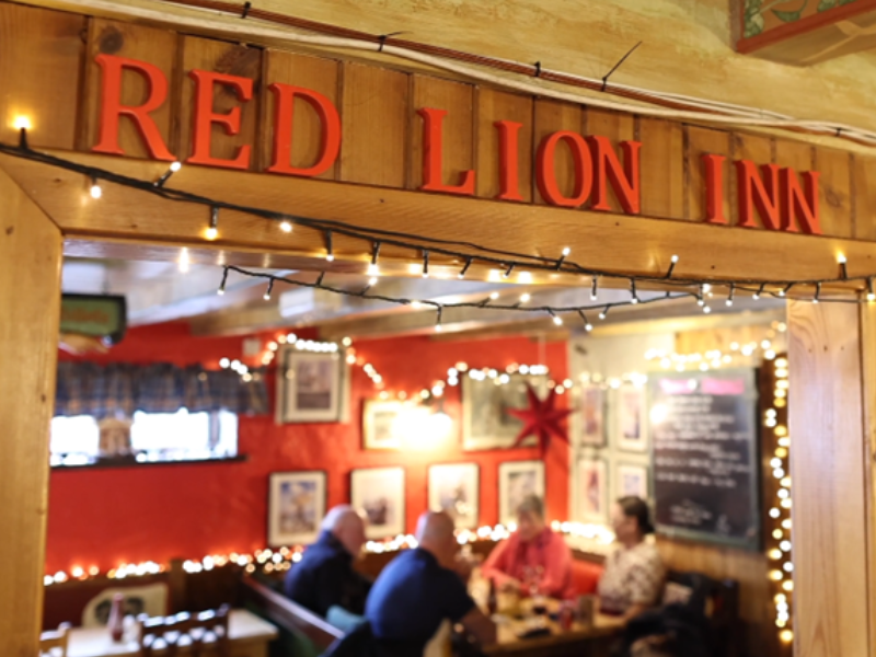 Red Lion sign