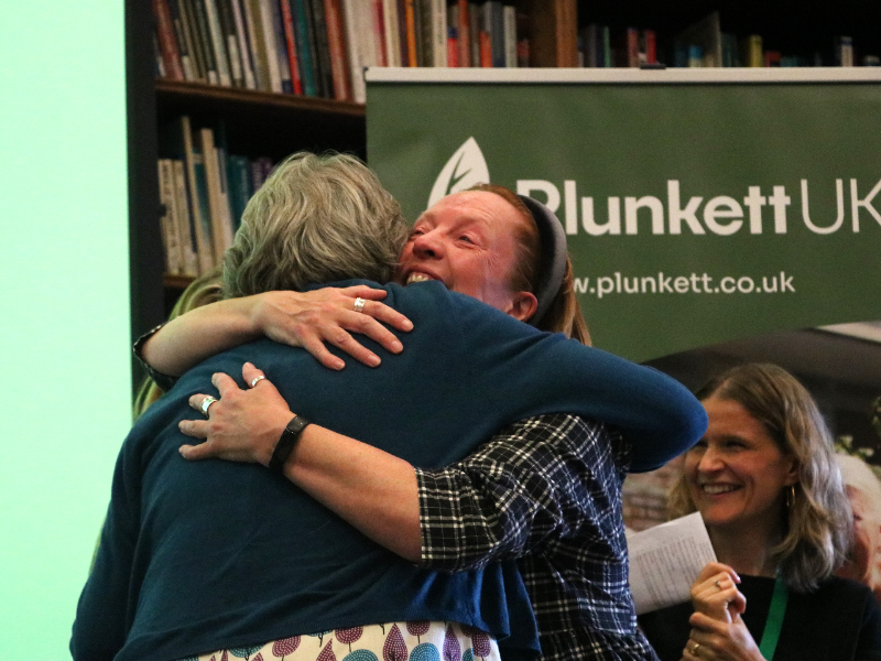 Congratulations hug
