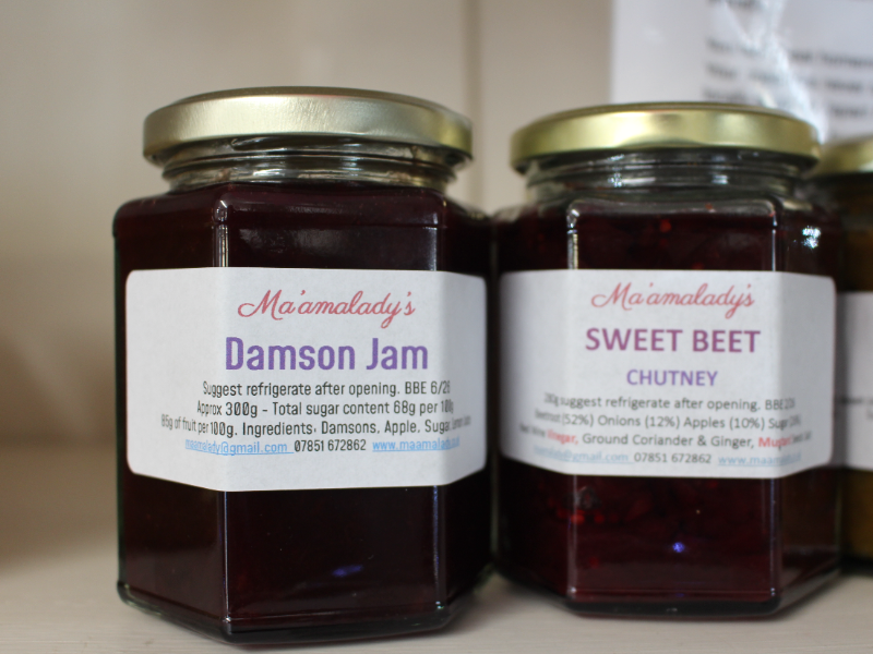 Local produce at Weston-on-the-Green shop