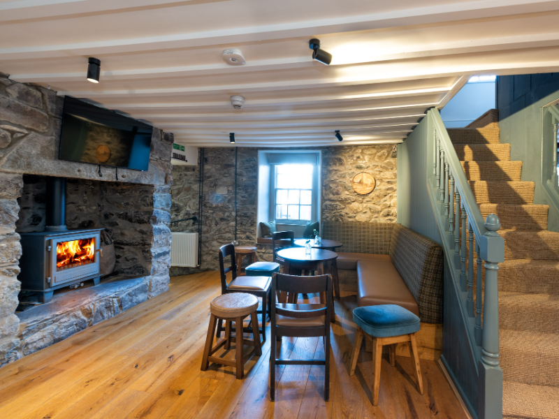 New, modernised bar area