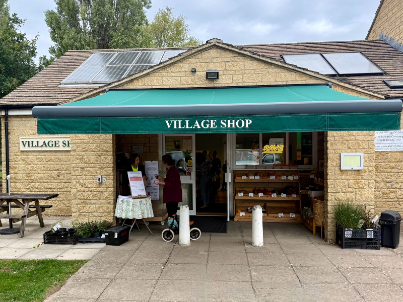 Outside of Down Ampney