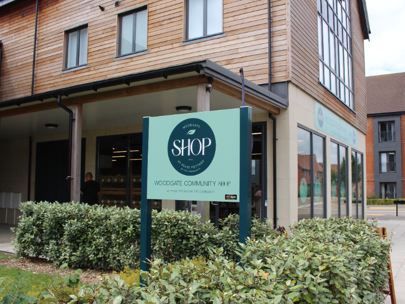 Woodgate Community Shop exterior