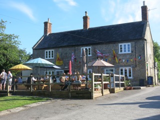 Alhampton outside with people