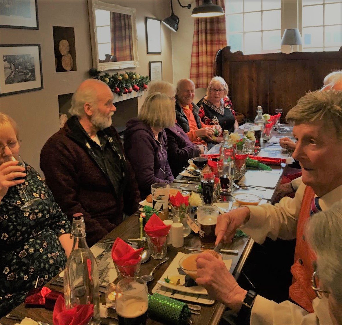 Anglers at Christmas